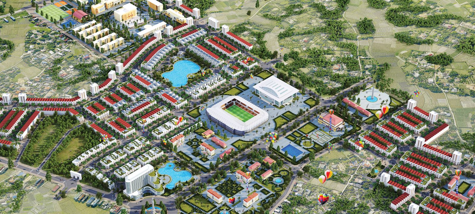 DỰ ÁN KHU ĐÔ THỊ HỒNG VŨ SÔNG CÔNG